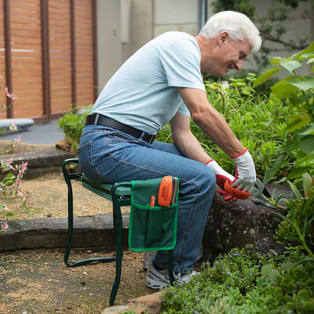 Genouillère et siège de jardin 2 en 1 avec pochette 2023