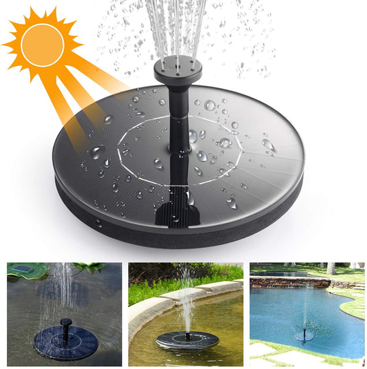 cheap solar garden fountain