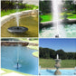 solar garden fountain irrigation watering garden decoration